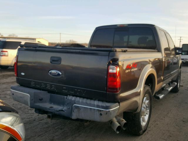 1FTSW21RX8ED81614 - 2008 FORD F250 SUPER GRAY photo 4