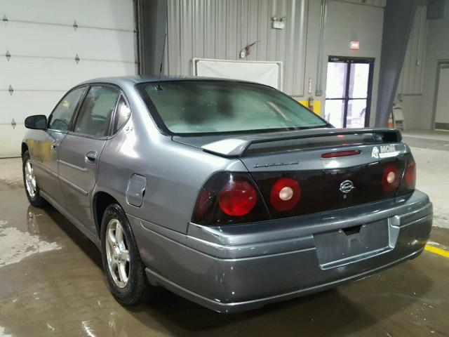 2G1WH52K549448821 - 2004 CHEVROLET IMPALA LS SILVER photo 3