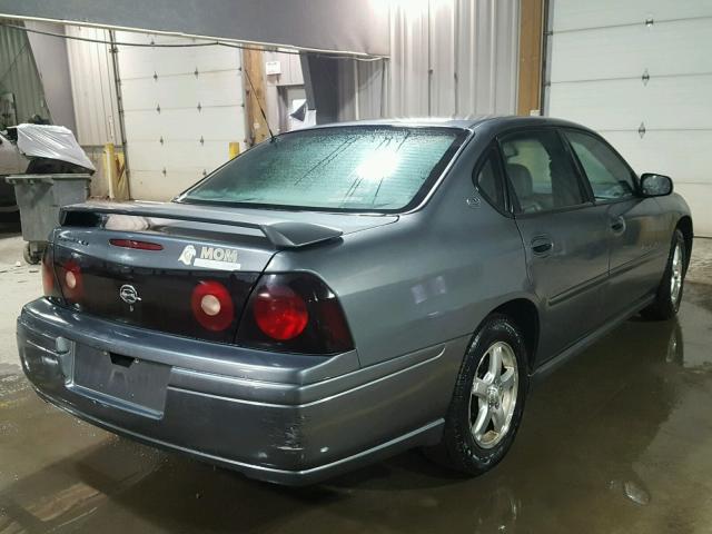 2G1WH52K549448821 - 2004 CHEVROLET IMPALA LS SILVER photo 4