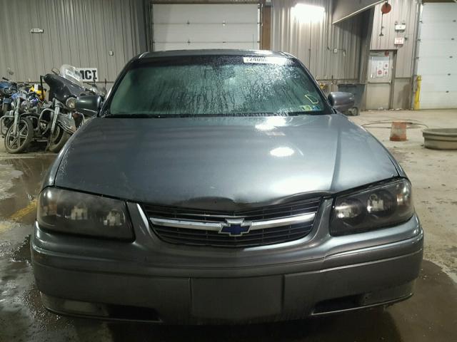 2G1WH52K549448821 - 2004 CHEVROLET IMPALA LS SILVER photo 9