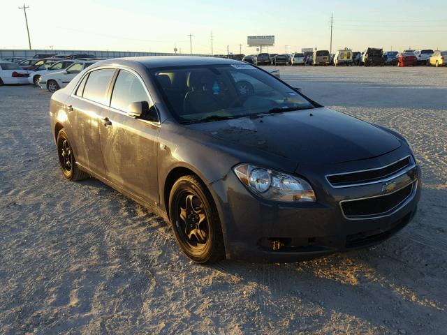 1G1ZG57B684245101 - 2008 CHEVROLET MALIBU LS GRAY photo 1