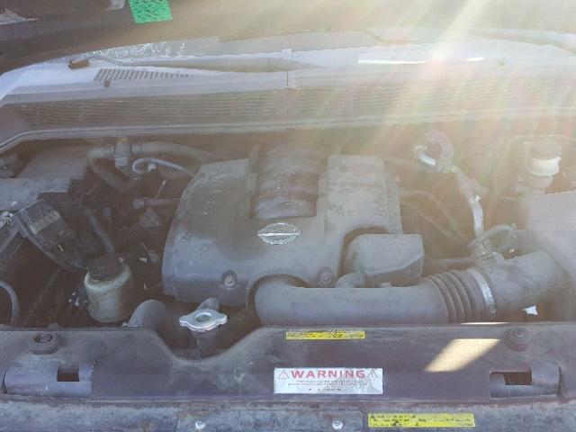 1N6AA06B46N523492 - 2006 NISSAN TITAN XE BLUE photo 7