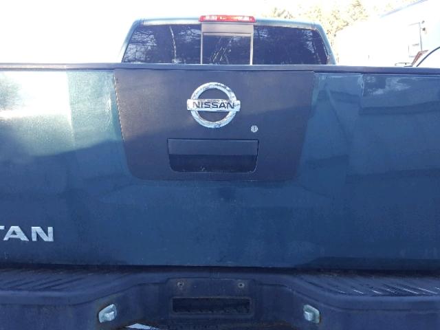 1N6AA06B46N523492 - 2006 NISSAN TITAN XE BLUE photo 9