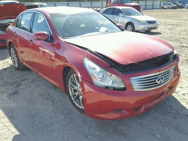 JNKBV61EX7M729471 - 2007 INFINITI G35 RED photo 1