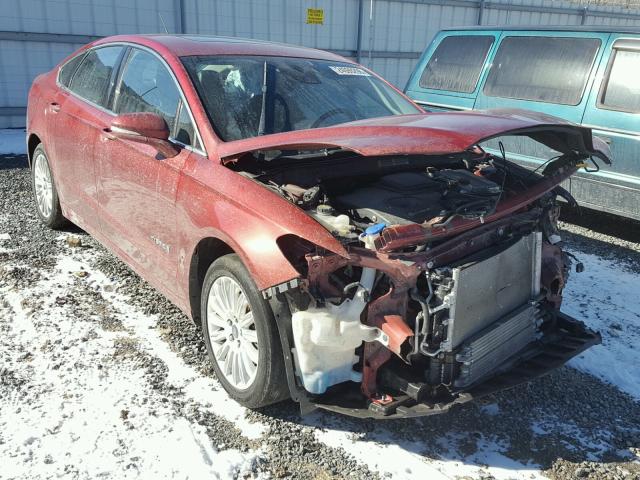 3FA6P0LUXDR204546 - 2013 FORD FUSION SE RED photo 1