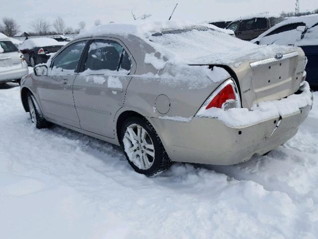 3FAHP08199R195594 - 2009 FORD FUSION SEL BEIGE photo 3