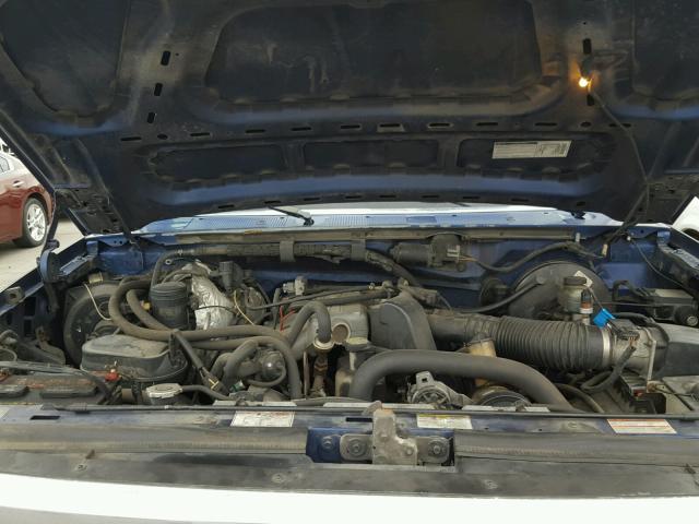 1FTEX14Y4TKA56376 - 1996 FORD F150 BLUE photo 7