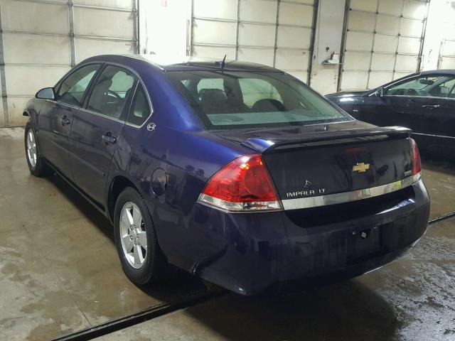 2G1WT58K789245392 - 2008 CHEVROLET IMPALA LT BLUE photo 3