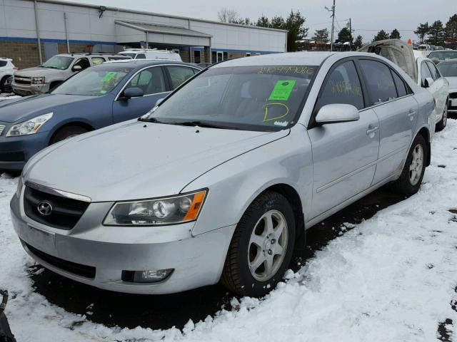 5NPEU46CX6H173409 - 2006 HYUNDAI SONATA GLS SILVER photo 2