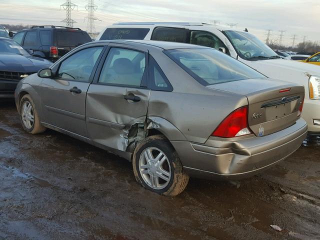 1FAFP34344W194147 - 2004 FORD FOCUS SE C TAN photo 3