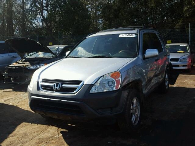 SHSRD78824U215958 - 2004 HONDA CR-V EX SILVER photo 2