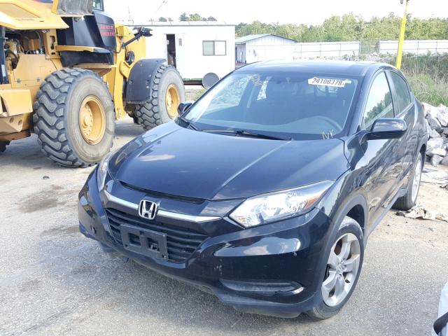 3CZRU5H32GM701065 - 2016 HONDA HR-V LX BLACK photo 2