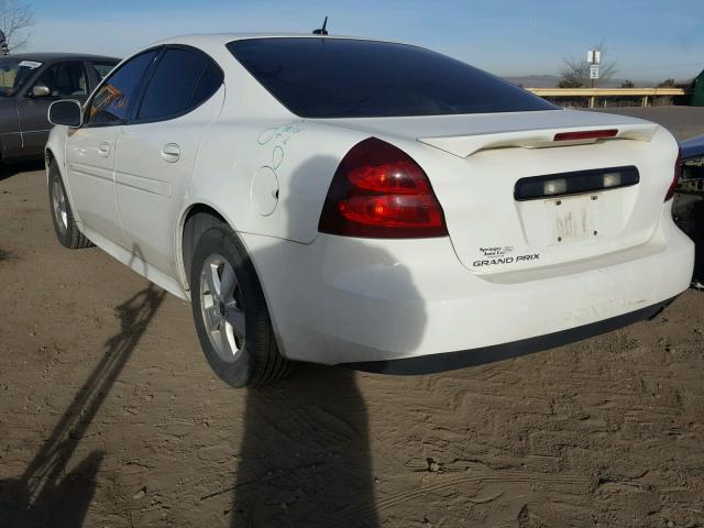 2G2WP552461190528 - 2006 PONTIAC GRAND PRIX WHITE photo 3