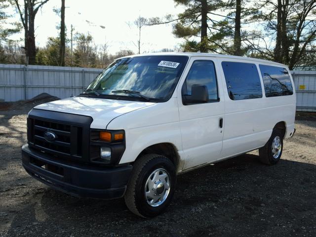 1FBNE3BL8CDA20630 - 2012 FORD ECONOLINE WHITE photo 2