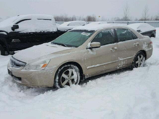 1HGCM56634A808211 - 2004 HONDA ACCORD EX BEIGE photo 2