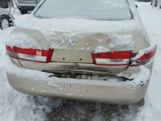 1HGCM56634A808211 - 2004 HONDA ACCORD EX BEIGE photo 9