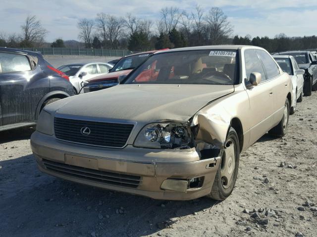 JT8BH28F2Y0173213 - 2000 LEXUS LS 400 GOLD photo 2