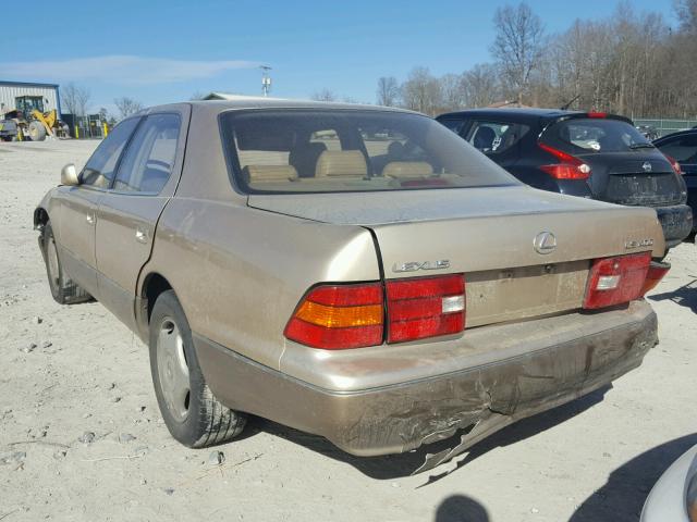 JT8BH28F2Y0173213 - 2000 LEXUS LS 400 GOLD photo 3