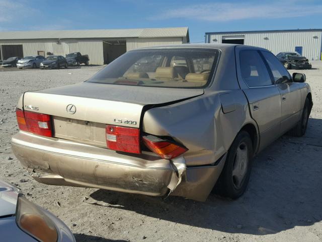 JT8BH28F2Y0173213 - 2000 LEXUS LS 400 GOLD photo 4