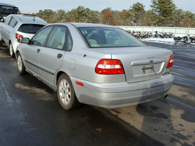 YV1VS29531F724364 - 2001 VOLVO S40 1.9T SILVER photo 3