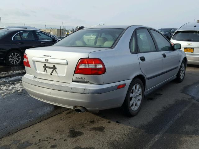 YV1VS29531F724364 - 2001 VOLVO S40 1.9T SILVER photo 4