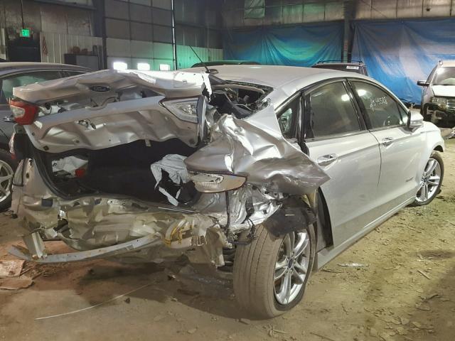 3FA6P0RU4FR139770 - 2015 FORD FUSION TIT SILVER photo 4