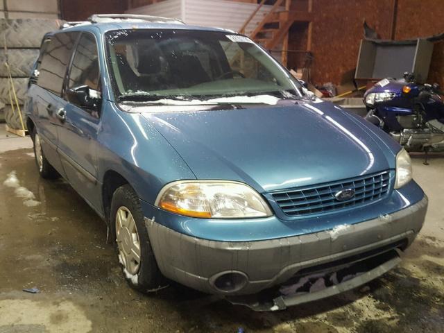 2FMZA50452BB56648 - 2002 FORD WINDSTAR L BLUE photo 1