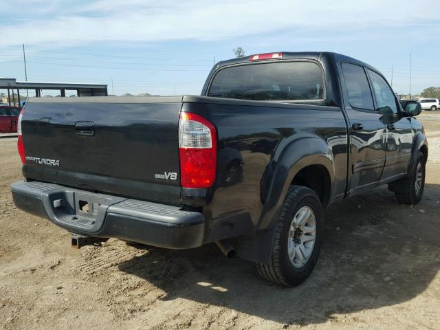 5TBET381X6S528509 - 2006 TOYOTA TUNDRA DOU BLACK photo 4