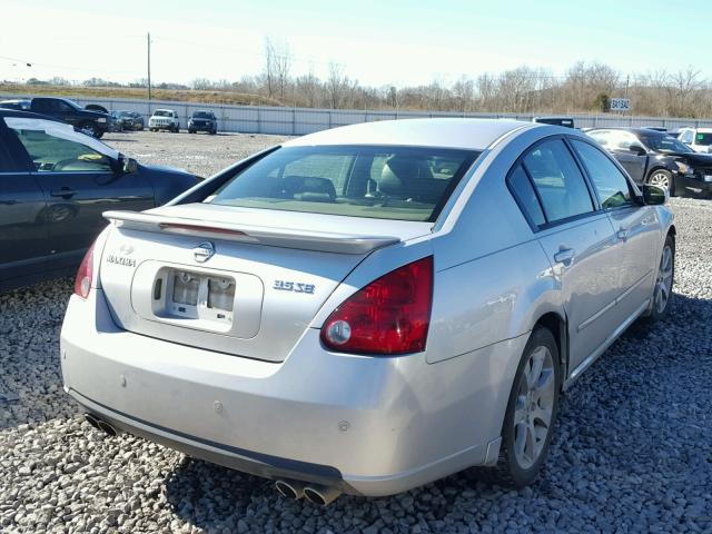 1N4BA41E87C817187 - 2007 NISSAN MAXIMA SE SILVER photo 4