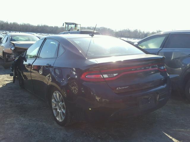 1C3CDFBB1ED670244 - 2014 DODGE DART SXT BLACK photo 3