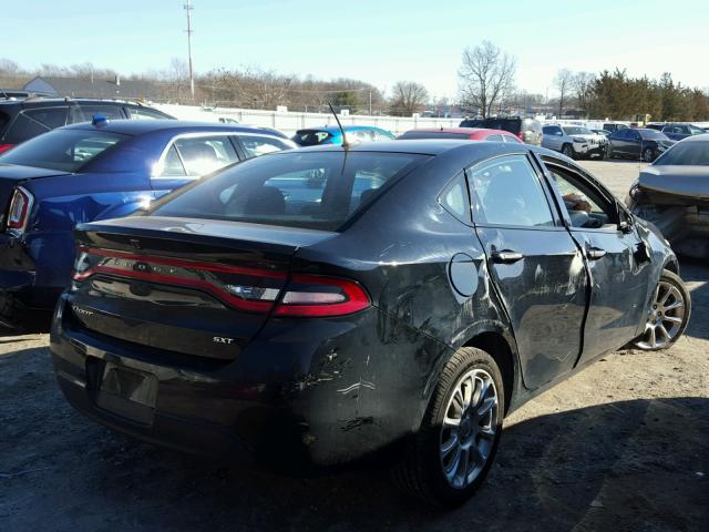 1C3CDFBB1ED670244 - 2014 DODGE DART SXT BLACK photo 4