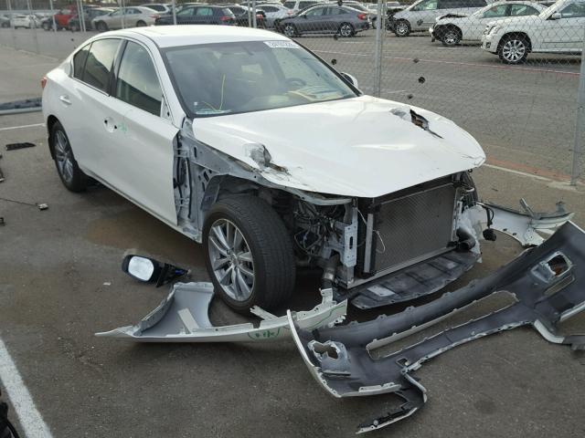 JN1CV7AP8GM201640 - 2016 INFINITI Q50 BASE WHITE photo 1