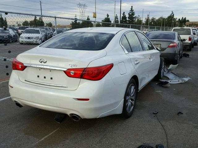 JN1CV7AP8GM201640 - 2016 INFINITI Q50 BASE Blanco foto 4