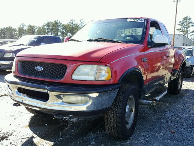 1FTDX08W4VKD41726 - 1997 FORD F150 RED photo 2