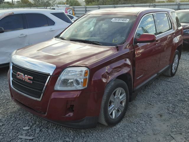 2GKALMEK4D6325149 - 2013 GMC TERRAIN SL RED photo 2