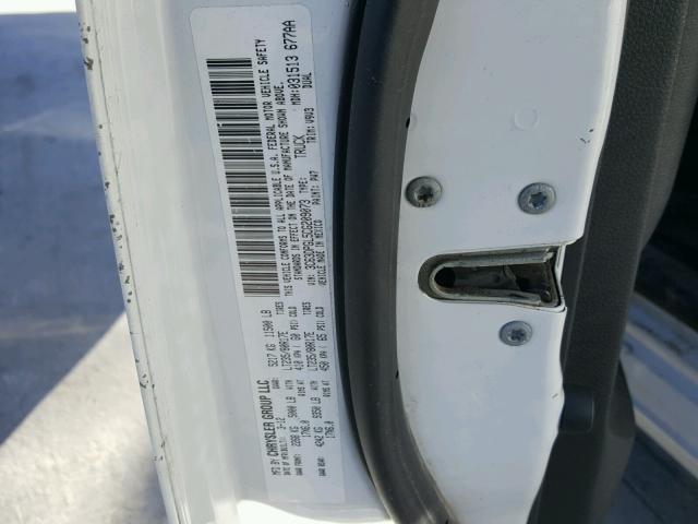 3C63DPGL5CG209073 - 2012 DODGE RAM 3500 S WHITE photo 10