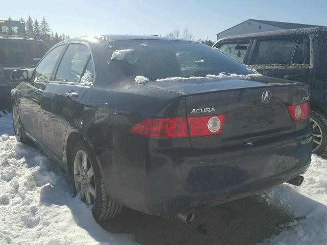 JH4CL96845C801461 - 2005 ACURA TSX BLACK photo 3