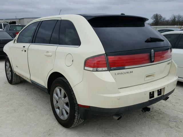 2LMDU68C37BJ23551 - 2007 LINCOLN MKX CREAM photo 3