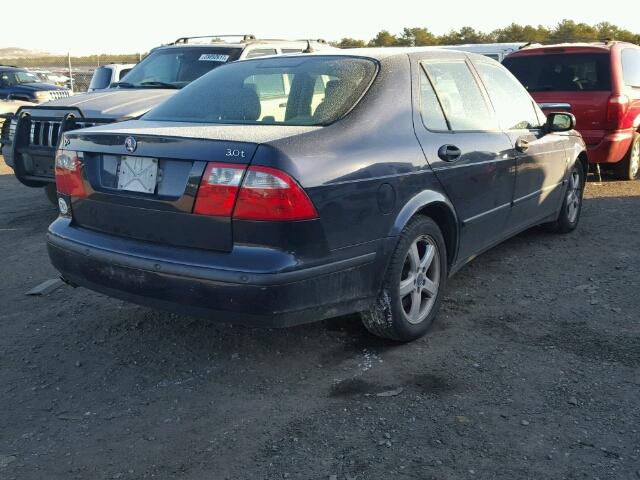 YS3ED49ZX33009268 - 2003 SAAB 9-5 ARC BLUE photo 4