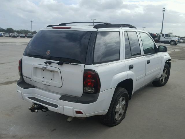 1GNDT13S362230325 - 2006 CHEVROLET TRAILBLAZE WHITE photo 4