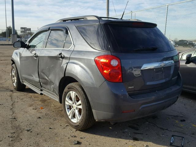 2CNFLEEW5A6306272 - 2010 CHEVROLET EQUINOX LT GRAY photo 3