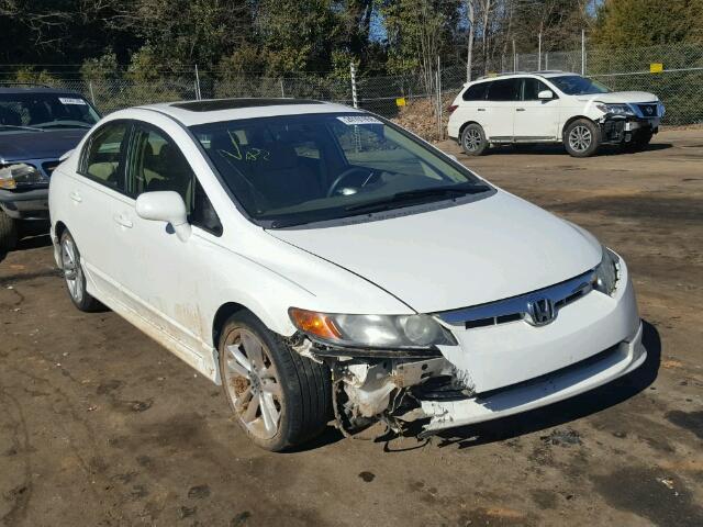 1HGFA16837L123571 - 2007 HONDA CIVIC EX WHITE photo 1