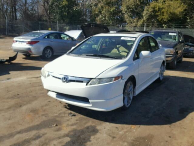 1HGFA16837L123571 - 2007 HONDA CIVIC EX WHITE photo 2