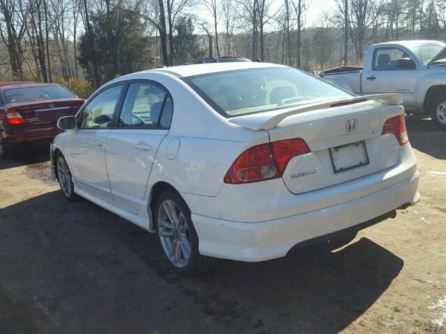 1HGFA16837L123571 - 2007 HONDA CIVIC EX თეთრი ფოტო 3