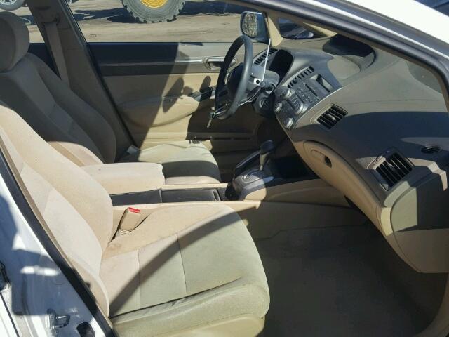 1HGFA16837L123571 - 2007 HONDA CIVIC EX თეთრი ფოტო 5