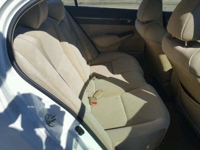 1HGFA16837L123571 - 2007 HONDA CIVIC EX თეთრი ფოტო 6