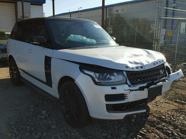 SALGS2WF6EA146803 - 2014 LAND ROVER RANGE ROVE WHITE photo 1