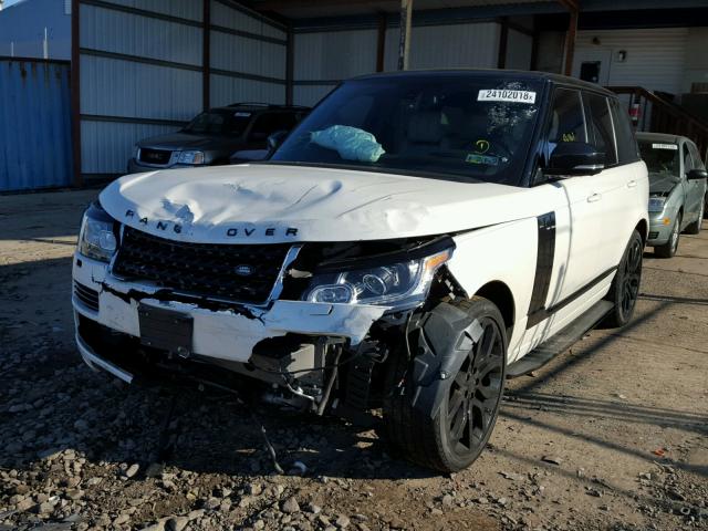 SALGS2WF6EA146803 - 2014 LAND ROVER RANGE ROVE WHITE photo 2