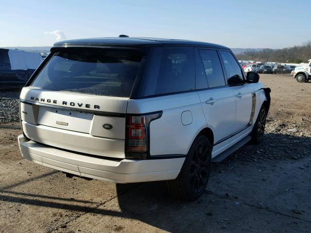 SALGS2WF6EA146803 - 2014 LAND ROVER RANGE ROVE WHITE photo 4