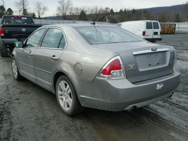 3FAHP08108R211163 - 2008 FORD FUSION SEL SILVER photo 3